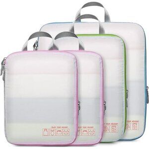 Compression Packing Cubes for Travel, Cambond Luggage Organizers Compression